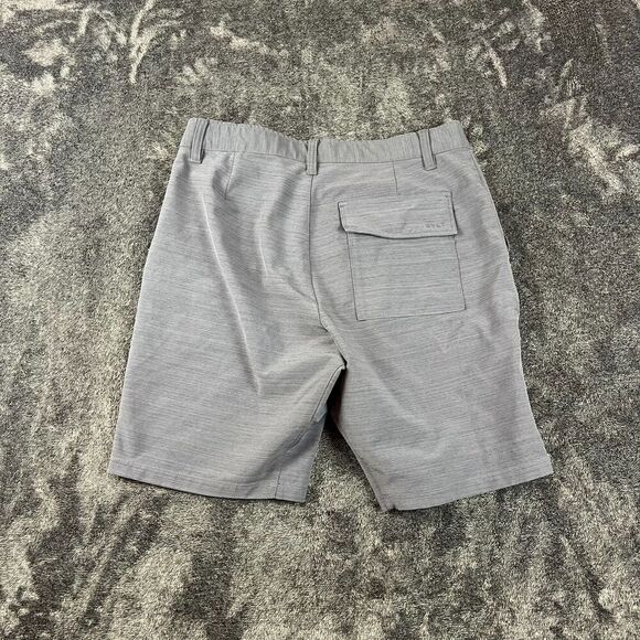 BYLT Kinetic Chino Shorts Heather Gray Men's M 9" Inseam Golf Hybrid - Picture 7 of 11